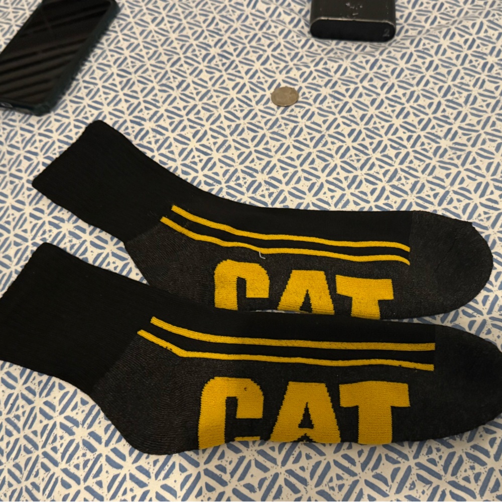 cat cushion socks  ( 2 pairs ) read description